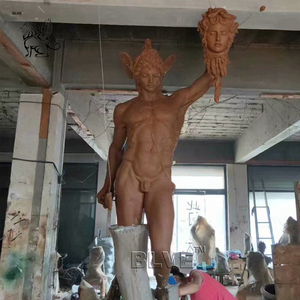 <span class=keywords><strong>Arte</strong></span> del metallo all'aperto a grandezza naturale famosi eroi mitici greche statua in bronzo perseo con la scultura della testa - Product Image 4