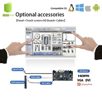 AUO 10.1 pouces G101STN01.C Modules d'affichage LCD de contrôle d'équipement industriel TFT avec écran tactile capacitif 10.1 pouces LCD