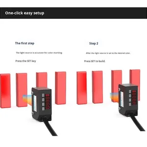 Xinruisi LX-101 cảm biến quang học Thương hiệu Mới quang điện chuyển đổi cho nhận dạng màu sắc phát hiện chỉnh màu tách cảm biến - Product Image 4