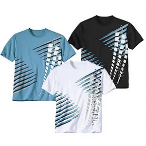 T-shirt en coton premium pour homme, col rond, manches courtes, vêtements personnalisés imprimés, vente en gros, fabrication OEM ODM, marque d'usine - Product Image 4