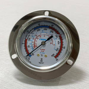 Manomètre Gome CM-500FRG-O pour réfrigérant R22, haute et basse pression, pour climatisation et entrepôt frigorifique, fabriqué à Taïwan - Product Image 1