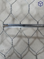아연-알루미늄-마그네슘 코팅 개비온 메쉬 롤 2x30m 60x80mm 80x100mm 100x120mm 2.0-2.7mm 육각형 직조 강둑 경사면 보호