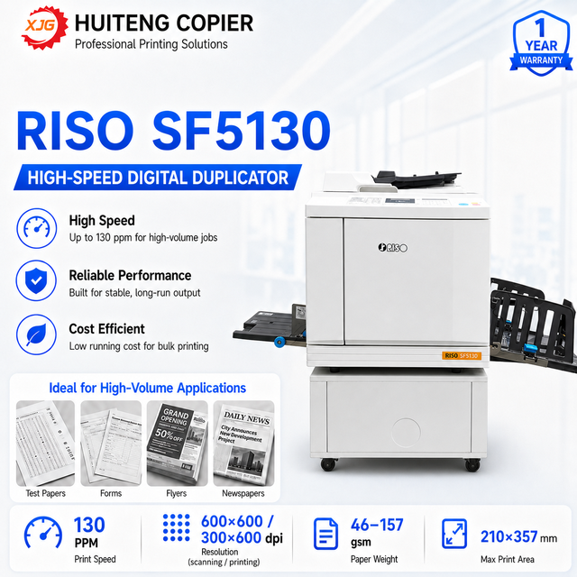 Refurbished Copier for RISO SF5130 SF 5130 Printers and Copiers Duplicator Machine Photocopier Digital Master Automatic Printing