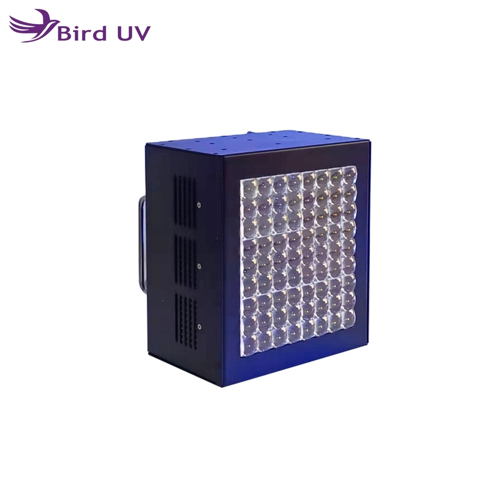 BirdUV UVLED Parallel Light Source 150x150 LED UV Curing Lamp with 20mW/cm Irradiance and 2-Year Warranty for PCB Exposure