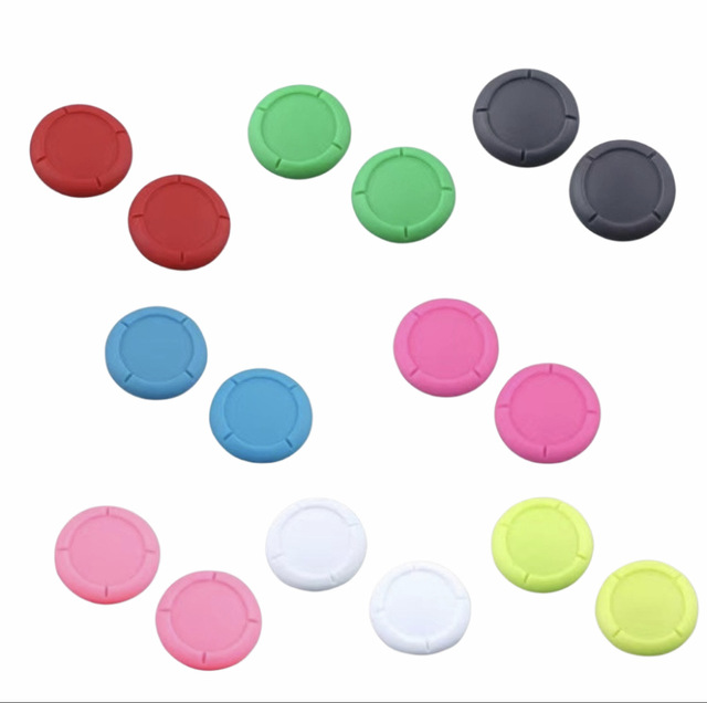 3D Analog Thumb Grip Cover Cap for NS Lite Oled Silicone Joystick Cap Replacement Parts for Switch Controller Accessories