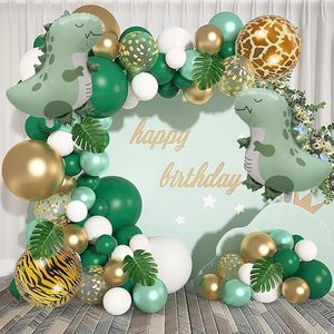 Globo de Aluminio Metálico de Dinosaurio Verde Pastel, Lindo y Grande, para Decoración de Fiestas de Cumpleaños Infantiles con Temática de Dinosaurios - Product Image 2