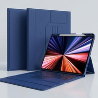 Étui de protection pour tablette sans fil miniature personnalisé 2023, confortable, en cuir PU, clavier ABS léger, portable, iPad Pro 12.9