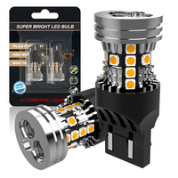 Bombillas LED Canbus de 6W 22SMD 3030 sin Errores, T20 1156 3157 P21W BA15S W21W 7443, Luces de Señalización Automática