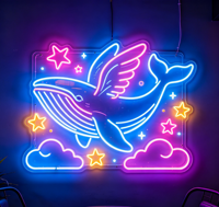 Enseigne au néon LED personnalisée, lumière au néon à motif personnalisé, enseigne au néon décorative murale, enseignes au néon sur mesure