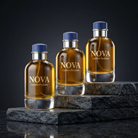 Flacons de parfum cylindriques en verre de luxe personnalisés 30ml 50ml 100ml, emballage de boîte de parfum vide, pulvérisateur à pompe, carton mat, OEM ODM