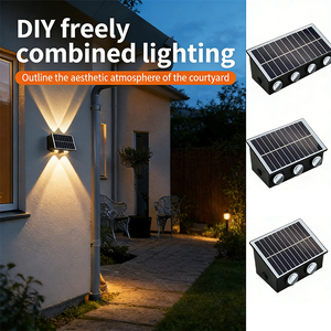 Lámpara Solar LED de Pared IP66 Impermeable para Exteriores, para Uso en Carreteras y Jardines, con 6-12 Horas de Iluminación - Product Image 3