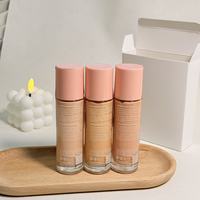 Ensemble de fond de teint ELF avec des teintes mélangées, cosmétiques à couvrance totale, maquillage longue tenue