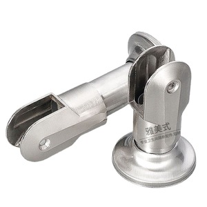 Supports de cloison de toilettes en acier inoxydable 304, accessoires de quincaillerie pour toilettes publiques - Product Image 2