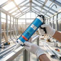 Scellant structurel en silicone neutre SANVO Weatherproof 751, norme JC/T 485, temps de prise en charge de 42 minutes, adhésif de construction