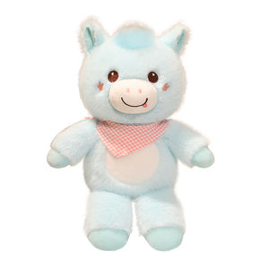 Simpatico <span class=keywords><strong>e</strong></span> tenero cavallo peluche bambola di miglior qualità morbido cavallo peluche pp cotone personalizzato mascotte peluche - Product Image 1