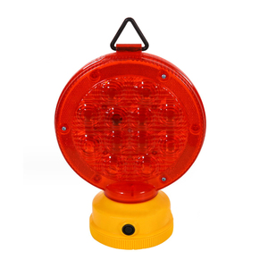 Dẫn giao thông Đèn pin giao thông blinker cảnh báo đèn hổ phách màu đỏ Pin hoạt động dẫn đường chướng ngại vật ánh sáng - Product Image 2