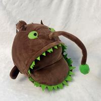Costume en peluche réaliste de monstre marin, adorables animaux en peluche Raie manta et Poisson pêcheur pour enfants, Halloween