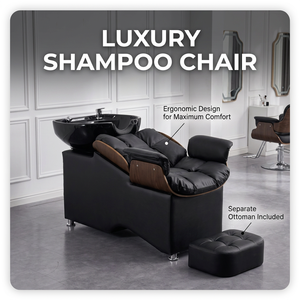Sillón de Lavado de Cabello para Salón de Belleza y Peluquería, Cama de Lavado de Cabello para Barbería - Product Image 1