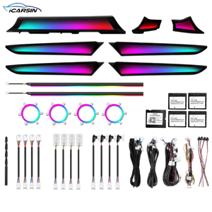 Icarsin - Luz Ambiental de 64 Colores para Mazda <span class=keywords><strong>CX</strong></span>-<span class=keywords><strong>5</strong></span> CX5 2017-2025, Volante a la Derecha, Accesorios de Actualización de Iluminación LED <span class=keywords><strong>Interior</strong></span> para Automóvil - Product Image 1