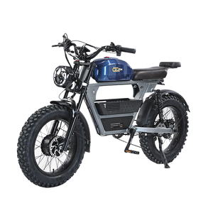 Vélo électrique puissant à double moteur de 20 pouces et 2000 W, vélo à pneus larges rapide, longue autonomie, suspension intégrale, système électrique de moto - Product Image 2