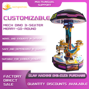 商用 <span class=keywords><strong>3</strong></span> 人乘坐投币式旋转木马室内室外 ><span class=keywords><strong>3</strong></span> 年游乐园游戏机 110-240V 闪光灯 1 - Product Image 2