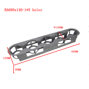 Bandejas <span class=keywords><strong>para</strong></span> <span class=keywords><strong>macetas</strong></span> de vivero, 1 ranura, 5 agujeros, resistentes, duraderas, <span class=keywords><strong>para</strong></span> plántulas, lanzadera, bandejas de transporte, bandeja móvil <span class=keywords><strong>para</strong></span> <span class=keywords><strong>macetas</strong></span> - Product Image 2