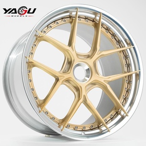Jantes forgées sur mesure PCD Offset Color Polished <span class=keywords><strong>Champagne</strong></span> 5x112 5x114.3 5x120 pour Porsche <span class=keywords><strong>Ferrari</strong></span> Lamborghini McLaren - Product Image 4