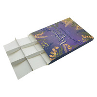 Boîte de calendrier de l'avent Ramadan, Caja De Calendario De Adviento, boîte d'emballage de calendrier de l'avent de Noël de luxe