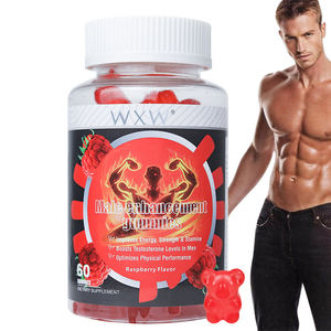 Gummies d'amélioration masculine WXW entièrement naturels, gummies d'amélioration masculine à base de maca et de ginseng, gummies d'amélioration masculine pour booster l'énergie - Product Image 1