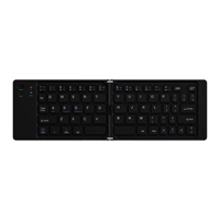 Mini clavier pliable à Double pli de poche pour IOS Android Windows Mac Harmony OS système téléphones tablette Pc