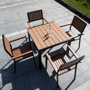 Patio Bistro Set Folding <b>Table</b> Chairs Furniture Metal Outdoor Camping <b>Foldable</b> <b>Table</b> Set WPC Wood <b>Table</b> <b>for</b> Balcony - Product Image 2