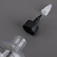 Compte-gouttes PET pour bouteilles en plastique 10ml 20ml 30ml 50ml 70ml 100ml 120ml 200ml bouteille en plastique PET avec bouchon pointu