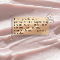 Gommage corporel apaisant et hydratant OEM avec huile de rose et fleur de cerisier pour peaux sensibles et sèches