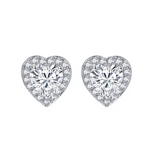 Pendientes de Acero Inoxidable con Forma de Mariposa, Plateados, con Zirconia, para Regalo de Aniversario de Bodas - Product Image 3