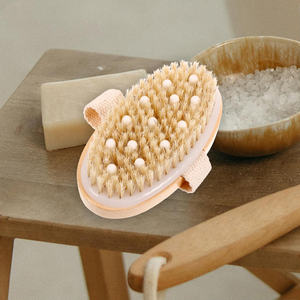 Bath Supplies Natural Bristle Wooden <b>Dry</b> Body Brush for Skin Wholesale - Product Image 3