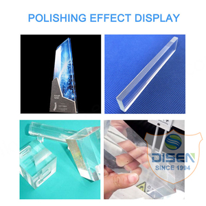 Machine de polissage diamantée pour acrylique, petite, pour banc de travail, avec brosse abrasive pour diamants bruts, pour chanfreinage et polissage de bords en acrylique, pour routeur CNC, Guangdong - Product Image 4