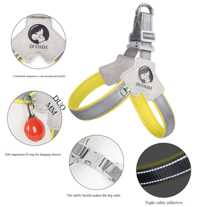 Mode mewah aman perjalanan Sekilas tahan lama tahan aus lembut dan bernapas Harness anjing peliharaan - Product Image 2