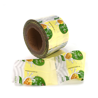 Manchon thermorétractable PET personnalisé en usine, impression d'étiquette rétractable étanche en plastique pour bouteille de jus de yaourt manchon de pot
