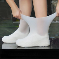 Couvre-chaussures imperméables réutilisables en silicone, bottes de pluie d'extérieur, surchaussures, accessoires pour chaussures de marche, couvre-chaussures en silicone