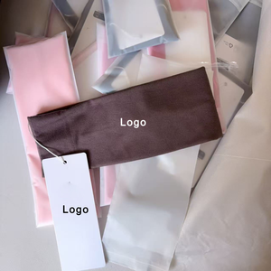 Banda para el Cabello Elástica de Doble Cara de Algodón con Logotipo Personalizado, Absorbente de Sudor, Ancha, de Color Sólido, Accesorio para el Cabello de Yoga para Mujer - Product Image 3