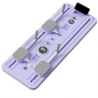 Plateforme de Pilates pliable 4-en-1 avec bandes de résistance pour entraînement abdominal, pompes et planches, idéale pour la maison