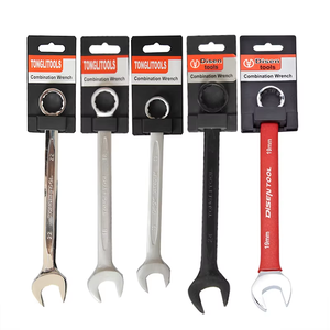 Clé à écrous métrique en alliage pour mécaniciens professionnels et projets de bricolage, jeu de clés à cliquet double extrémité robustes OEM, non étincelantes - Product Image 1