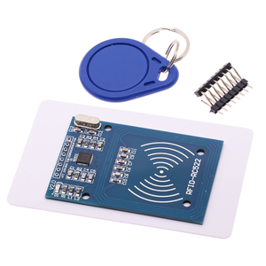 โมดูลไร้สายสำหรับการ์ดรีดเดอร์ RFID เสาอากาศ RC522 MFRC-522 RC-522 - Product Image 1