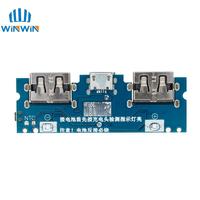 Carte de chargeur de batterie 18650 double USB 5V 2.4A Micro/Type-C USB, accessoires pour batterie externe mobile pour téléphone DIY