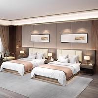 Luxuriöse Holz-Hotelzimmer-Sets Maßgefertigte Moderne Minimalistische Umweltfreundliche Langlebige Möbel für Hotels & Apartments