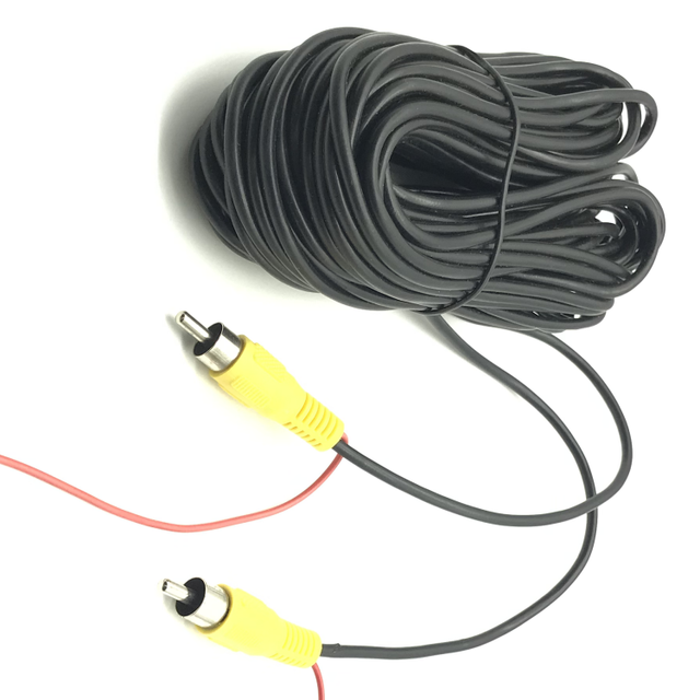 Car Mounted Reversing Camera RCA Video+trigger Cable Integrated Extension Cable, Reversing Camera AV Extension Cable