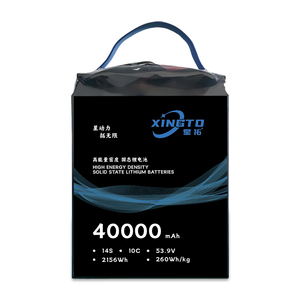 แบตเตอรี่โซลิดสเตต Xingto รุ่น6s/8s/12s/14s/18s/24s ขนาด10c ความจุ40,000 mAh พลังงาน360 Wh/kg ได้รับการรับรองมาตรฐาน CE/RoHS สำหรับโดรนขนาดใหญ่ที่ต้องการใช้งานเป็นเวลานาน - Product Image 1