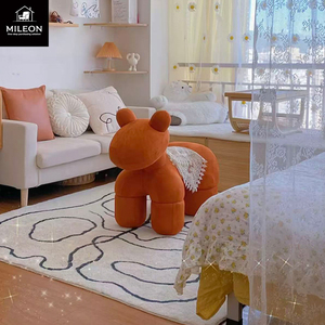 बच्चों का नाटक आरामदायक सोफा विरोधी-टकराव डिजाइन बिस्तर राजकुमारी कुर्सी टॉडलर तह कपड़े बच्चों के प्ले सोफे - Product Image 5