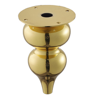 Accesorios para Muebles Wejoy, Patas de Muebles Modernas de Metal Dorado, Patas de Sofá Doradas
