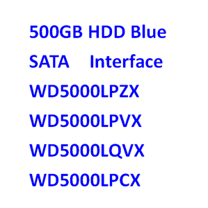 ฮาร์ดดิสก์สำหรับเล่นเกมส์แบบตั้งโต๊ะขนาด 500GB ขายส่ง สำหรับรุ่น Blue2.5 Vertical 128MB SATA WD5000LPZX WD5000LPVX WD5000LQVX WD5000LPCX - Product Image 2